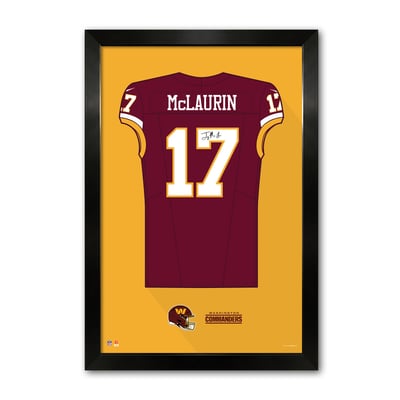 Terry McLaurin Washington Commanders 27" x 39" Framed Jersey Art Print
